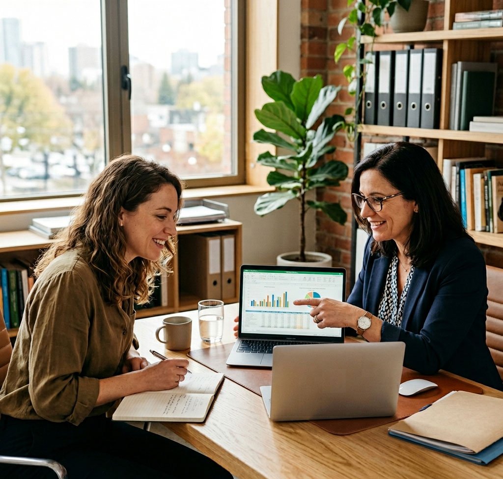 bilan entreprise avec clients